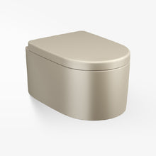 Load image into Gallery viewer, A346767R30 Wall-Mounted Toilet Bowl, A801762R34 Seat and Cover with Soft-Closing, 8900970r3 Dual Push Operating Flush in Greige & 890090400 Pro System Concealed Cistern