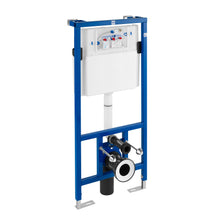 Load image into Gallery viewer, A346767R30 Wall-Mounted Toilet Bowl, A801762R34 Seat and Cover with Soft-Closing, 8900970r3 Dual Push Operating Flush in Greige & 890090400 Pro System Concealed Cistern