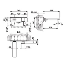Load image into Gallery viewer, Ispa 41288.031 External Parts with 20497.031 Built-In Part for Mixer with Spout Finish: Chrome