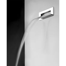 Load image into Gallery viewer, 39900.238 Rettangolo External Part for Wall Fixing Waterfall Shower Spout Finish: Mirror Steel with 39892.238 built-in part