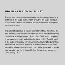 Load image into Gallery viewer, Ispa 41401.031 Basin Mixer in Chrome with Temperature and Flow Pulse Control 29624.031 Box Ispa Touch