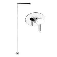 Load image into Gallery viewer, Ovale 23095.031 Floor-Mount Basin Spout 1024 mm with Separate Control 23110.031 External part in Chrome & 46112.031 Concealed part