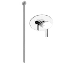 Load image into Gallery viewer, Ovale 23099.031 Ceiling-Mount Basin Spout with Separate Control 23110.031 External part in Chrome & 46112.031 Concealed part