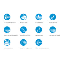 Load image into Gallery viewer, Inspira In-Wash 803060001 Vitreous China Rimless Wall Hung Smart Toilet 390 X 562 X 476 mm in White with Horizontal Outlet (Eu)