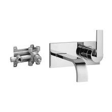Load image into Gallery viewer, 36.820.785.00 Wall-Mounted Basin Mixer with Cover Plate Finish: Chrome Plated (concealed part, right included)