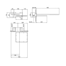 Load image into Gallery viewer, Fantini 86 02 8035B + 86 00 8035A Milano/Venezia double showerhead in chrome with rain & cascada flow