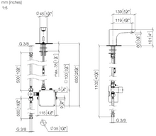 Load image into Gallery viewer, 44521831-00 YAMOU Washstand fitting with electronic opening and closing function - polished chrome