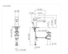 Load image into Gallery viewer, Yarre 33501832-00 Single-lever basin mixer with pop-up waste in polished chrome