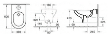 Load image into Gallery viewer, My Nature 5410003r Wall-Mounted Bidet in Castanea with Ceramicplus