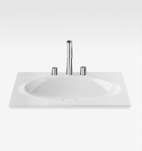Load image into Gallery viewer, 327760.000 Counter-Top Washbasin 770 X 550 mm in White with Three Tap Holes