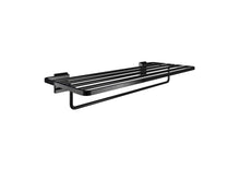 Load image into Gallery viewer, A816848024 Rubik towel rack with rail, L500 x W213 x H71mm in Brushed Titanium Black
