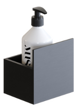 Load image into Gallery viewer, Sen Asen0915.N Shelf Or Single Toilet Roll Holder 140 X 120 X 140 mm in Black