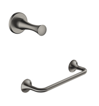 Load image into Gallery viewer, 83030809-99 300mm rail + 83252970-99 hook in dark platinum matt