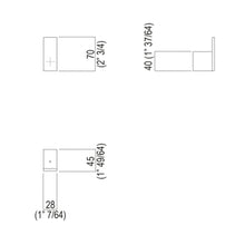 Load image into Gallery viewer, SEN ASEN0974N clothes hanger 45 x 28 x 70 mm in black