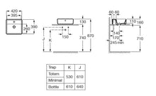 Load image into Gallery viewer, A3270MM000 (EU) Alter / The Gap wash basin colour: white