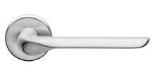 Load image into Gallery viewer, CP12Y-ZNS Chop lever handle with escutcheon in satin nickel