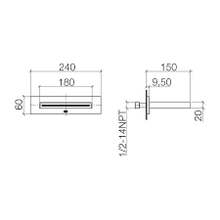 Load image into Gallery viewer, 13415979-00 WATER SHEET Bath Cascade Spout in Polished Chrome