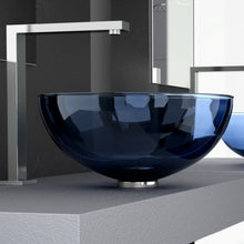 Load image into Gallery viewer, Laguna Blue Lagunat42 Murano Glass Washbasin Blue 400mm diameter
