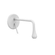 Load image into Gallery viewer, Goccia 33684.279 wall-mounted basin mixer in white with 33687.031 concealed part