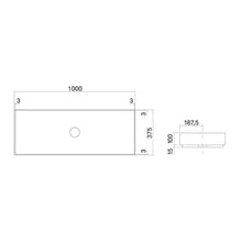 Load image into Gallery viewer, Ab.Me1000 (3214 000 000) Sit-On Wash-Basin Colour: White