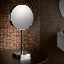 Load image into Gallery viewer, Spiegel 109500116 Free-Standing Round Shaving Mirror in Chrome with Flexible Arm