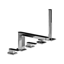 Load image into Gallery viewer, Mare 51026365 Deck Mounted 5-Hole Bath-Tub Mixer in Chrome
with Spout, Diverter and Sun Antilime Handshower