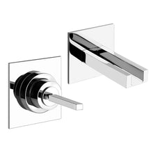 Load image into Gallery viewer, Rettangolo Cascata 30982.031 Wall Mounted Basin Spout Projection 135 mm w/30989.031 concealed parts, 20709.031+20712.031 control