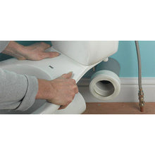 Load image into Gallery viewer, ZB38204FM straight wc pan connector color: white