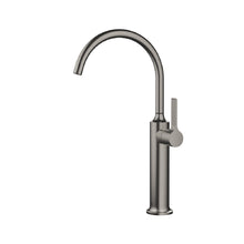 Load image into Gallery viewer, Vaia 33.533.809.99 single-lever basin mixer (dark platinum matt) with raised base