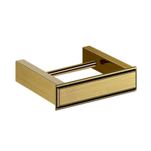 Load image into Gallery viewer, Paper holder without cover in brushed brass PVD