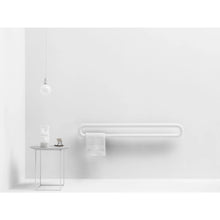 Load image into Gallery viewer, STBR towel bar standard CROM 1500 x 210 mm in BIAN with electrical right cable, 200Watt