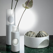 Load image into Gallery viewer, Carved Vase White (Tall)