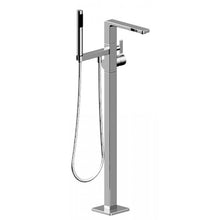 Load image into Gallery viewer, Lulu 25.963.710.47 / Xv-000989 Special-Made Floor-Standing Bath Mixer in Champagne with Handshower