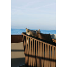 Load image into Gallery viewer, Bitta Lounge Chair in Jasmine Bela Ropes 431 and Lagoon Laminate 249