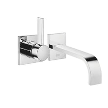 Load image into Gallery viewer, Mem 36.812.782.00 Wall-Mounted Single-Lever Basin Mixer in Chrome with Individual Rosettes and 200mm Projection (concealed parts included)