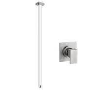 Load image into Gallery viewer, Wall mounted Basin control 20109.031 with concealed part 13312.031 & 20199.031 ceiling mounted basin spout in chrome