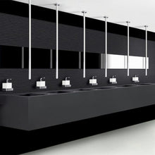 Load image into Gallery viewer, Wall mounted Basin control 20109.031 with concealed part 13312.031 & 20199.031 ceiling mounted basin spout in chrome