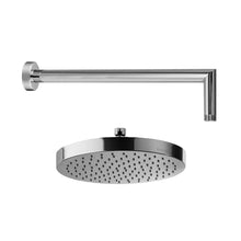 Load image into Gallery viewer, 86029231 Docce 300mm Shower Arm with 86029230 D.200 Shower Head with Anti-Limestone Nozzle Finish: Chrome Plated