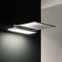 Load image into Gallery viewer, Acquadolce Light 6993l032b Multifunction Shower Head in Brushed Stainless Steel with 6900l002a Built-In Part