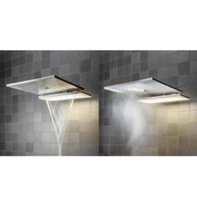 Load image into Gallery viewer, Acquadolce Light 6993l032b Multifunction Shower Head in Brushed Stainless Steel with 6900l002a Built-In Part