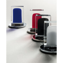 Load image into Gallery viewer, Venezia 2902c965s
Decked Mounted Bath Mixer in Chrome with Handshower and With 2902n448c5
Handle Made Of Murano Glass in Black and Chrome