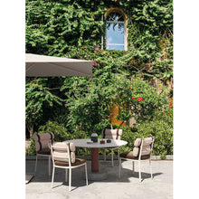 Load image into Gallery viewer, Roll Chair in Aquamarine Aluminum 107 and Lagoon Laminate 249 and Caribbean Laminate 298 and Green straps 039