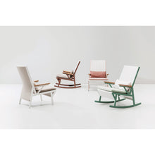 Load image into Gallery viewer, Vieques Clubchair in Lace Coral Porotex 528 and Bone Aluminum 678