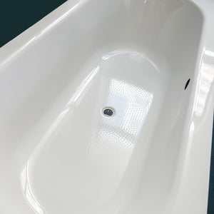 1630 Bettestarlet Pressed Steel Bathtub with Anti-Slip and Anti-Noise[鋼板浴缸] Size: 1800 x 800 x 420mm  Color: White (Wt)