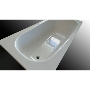 3800 Betteform Bathtub with Anti-Slip and Anti-Noise [鋼板浴缸]  Size: 1800 x 800cm  Colour: White