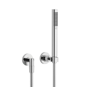 35046.031 + 35095.031 Three-Way Thermostatic Mixer, 45151.031 Wall-Mounted Showerhead, 12353.031 Side Shower Jet x 4, 27802892-00 Handshower Set? in Chrome