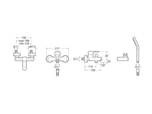 Load image into Gallery viewer, A5A0109C02 (EU) L20 wallmounted bath-shower mixer  color: chrome
