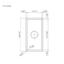 Load image into Gallery viewer, 38000000-86  Under-mounted S/S Sink Single-bowl 375 x 180 x 40 in Matt High-Grade Steel[不銹鋼 檯底 單星盆]
