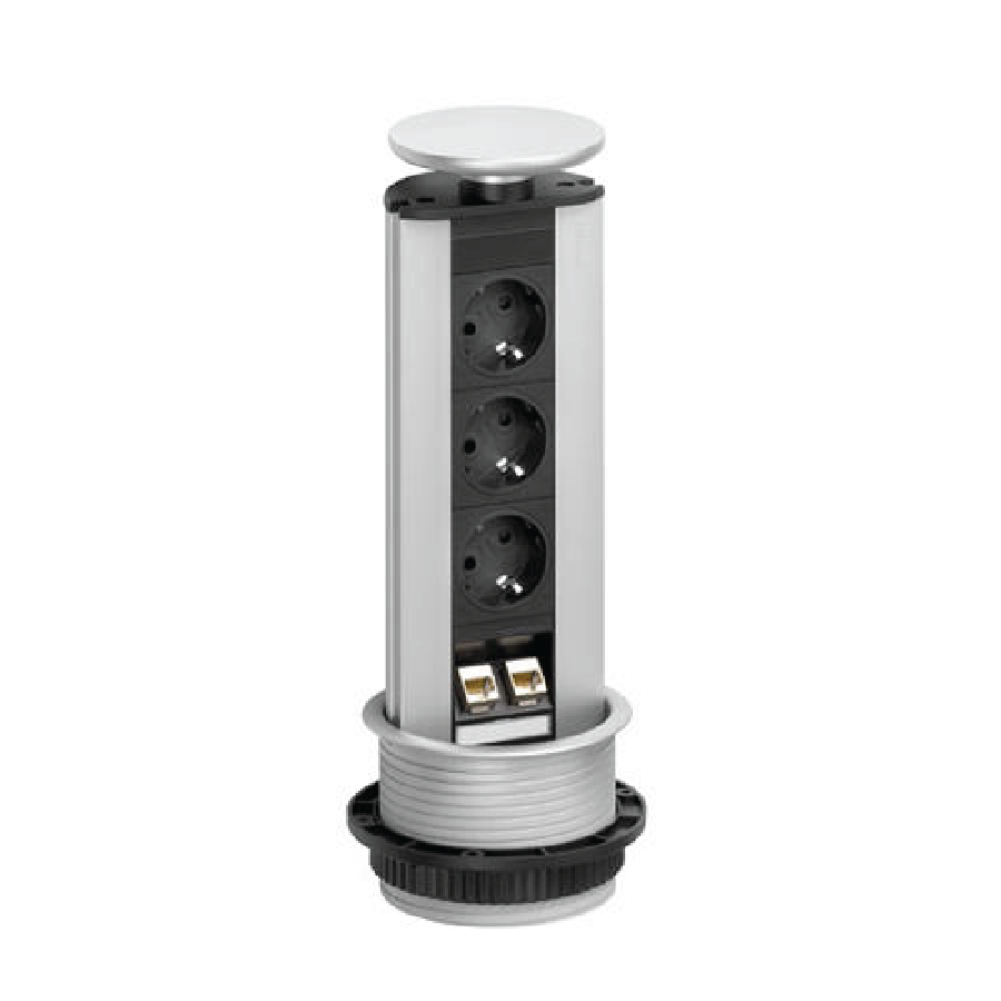 PC3SI Socket Port Made Of Silver with 3 Sockets