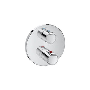 A5A2A18C0N T-500 built-in thermostatic bath shower mixer in chrome